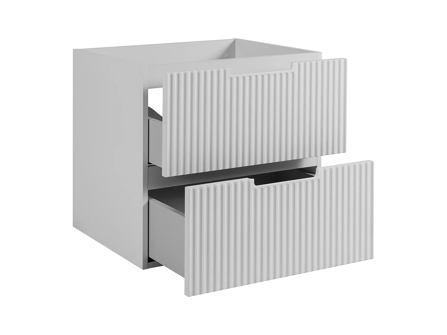 Meuble de salle de bain, blanc, 60 x 57 x 46 cm