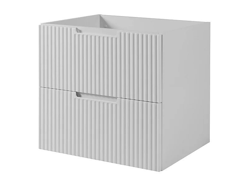 Meuble de salle de bain, blanc, 60 x 57 x 46 cm