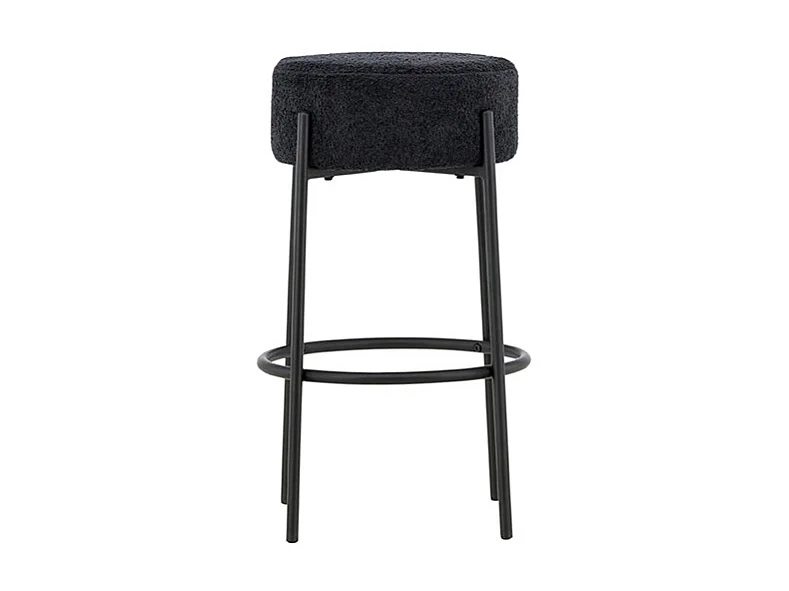 Tabouret de Bar Bouclette "Tucson" 70cm Noir