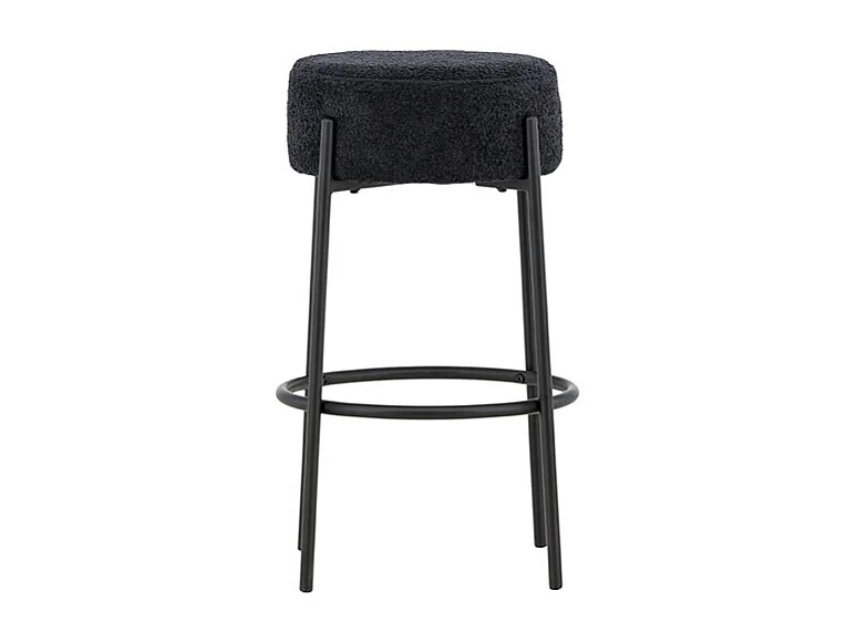 Tabouret de Bar Bouclette "Tucson" 70cm Noir
