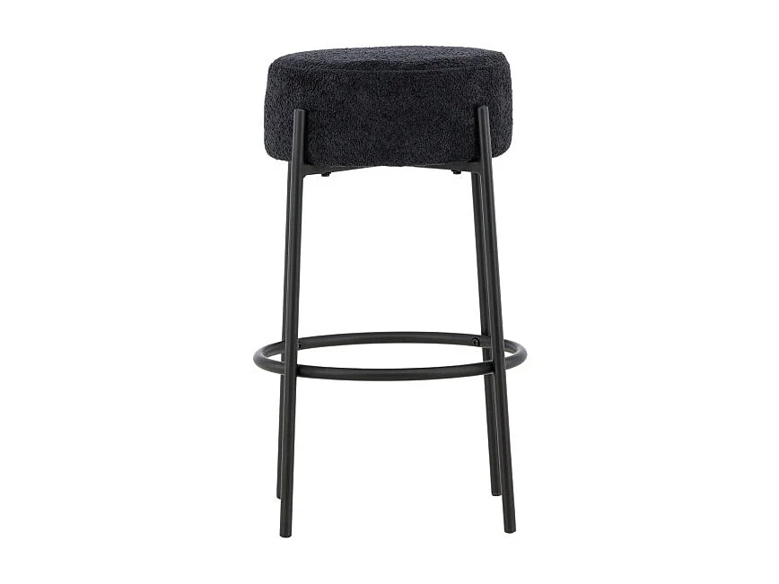 Tabouret de Bar Bouclette "Tucson" 70cm Noir
