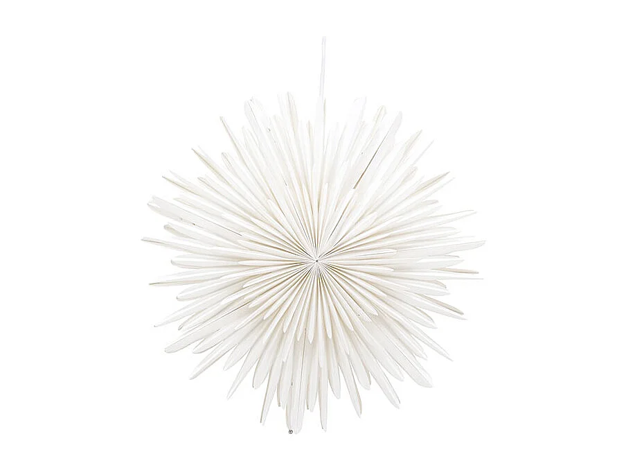 Lampe Suspension Design "Selen" 46cm Blanc