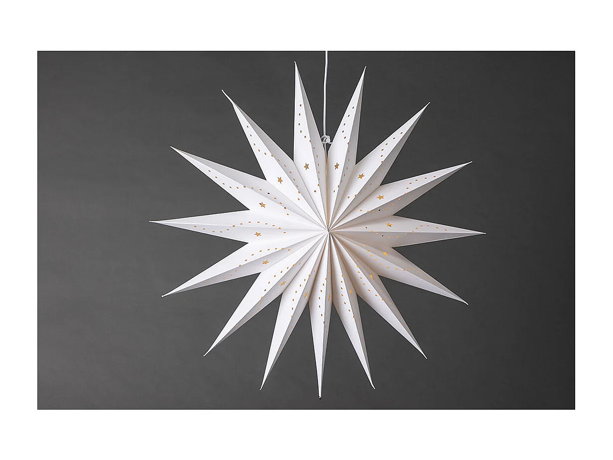 Lampe Suspension Déco "Lindvallen" 60cm Blanc
