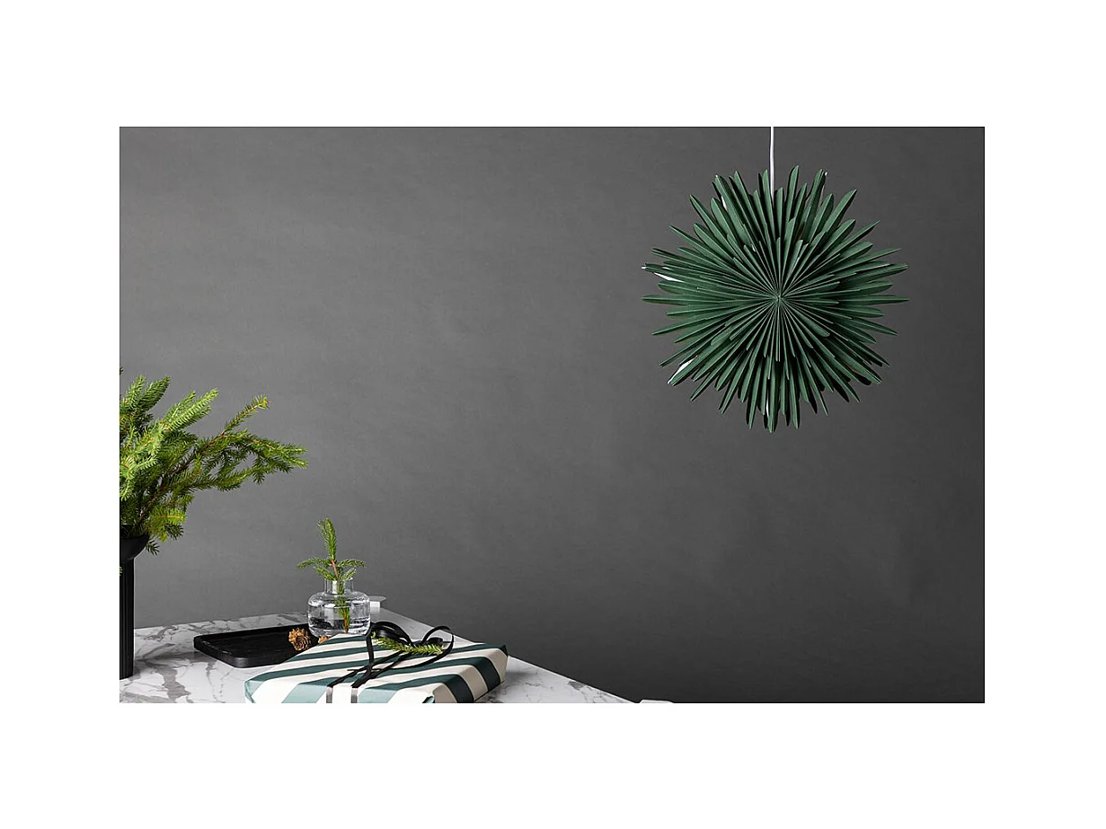 Lampe Suspension Design "Selen" 46cm Vert