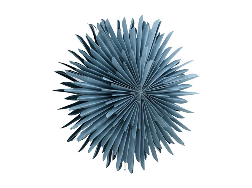 Lampe Suspension Design "Selen" 60cm Bleu