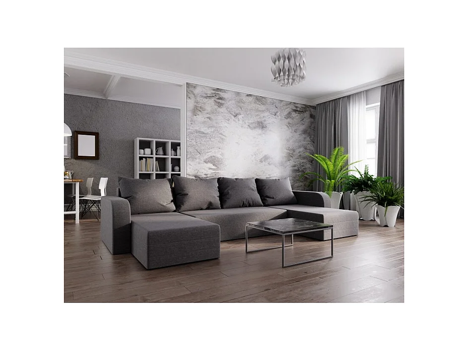 Canapé d'angle panoramique convertible NOLATIO U