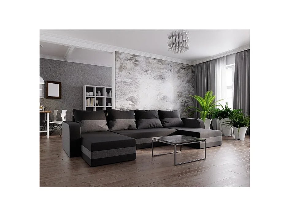 Canapé d'angle panoramique convertible NOLATIO U