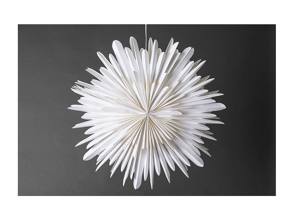 Lampe Suspension Design "Selen" 80cm Blanc