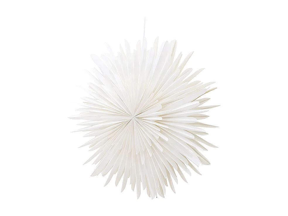 Estrella de Navidad Sälen con colgante de papel luminoso Ø80cm color blanco.