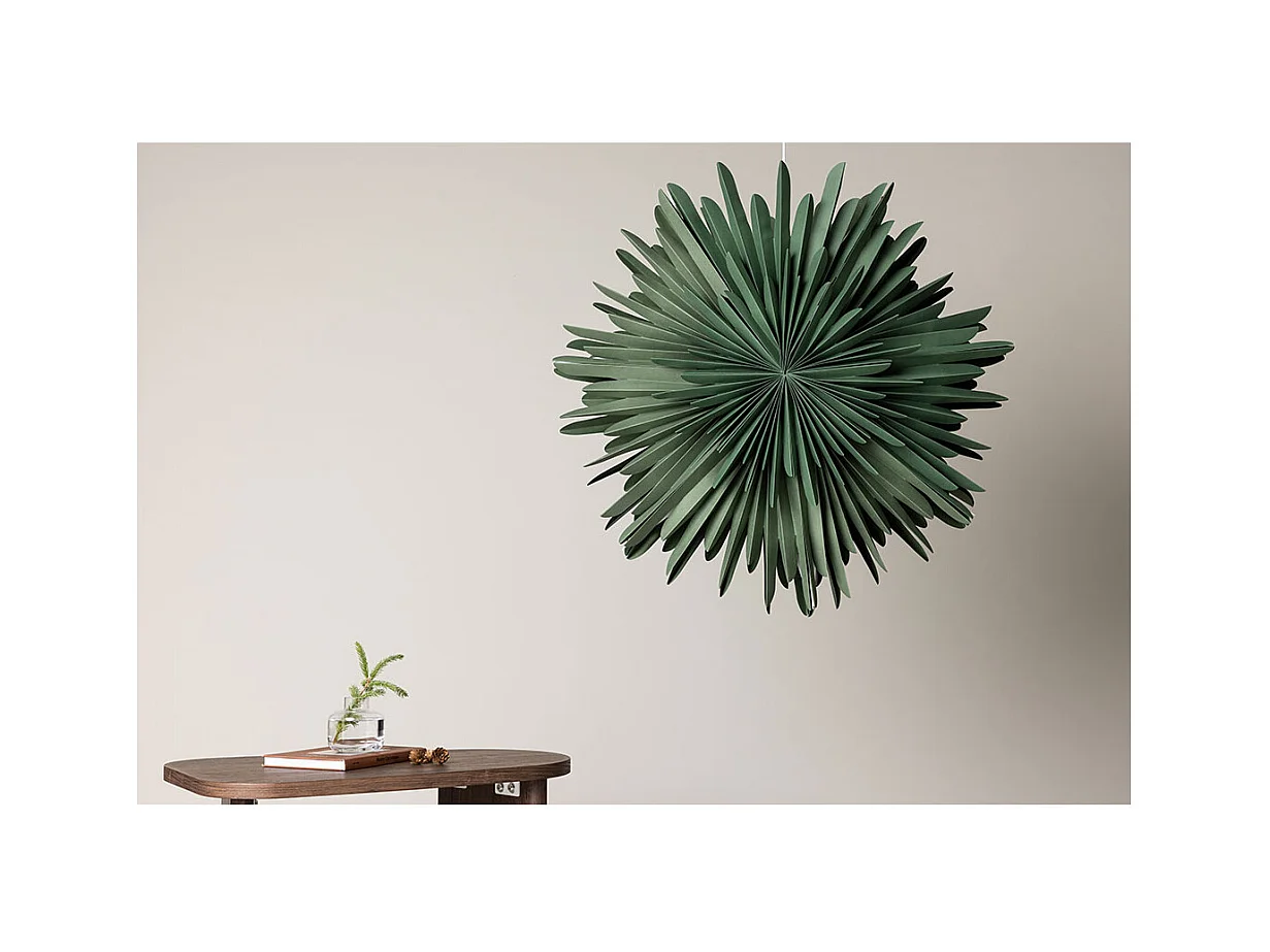 Lampe Suspension Design "Selen" 80cm Vert