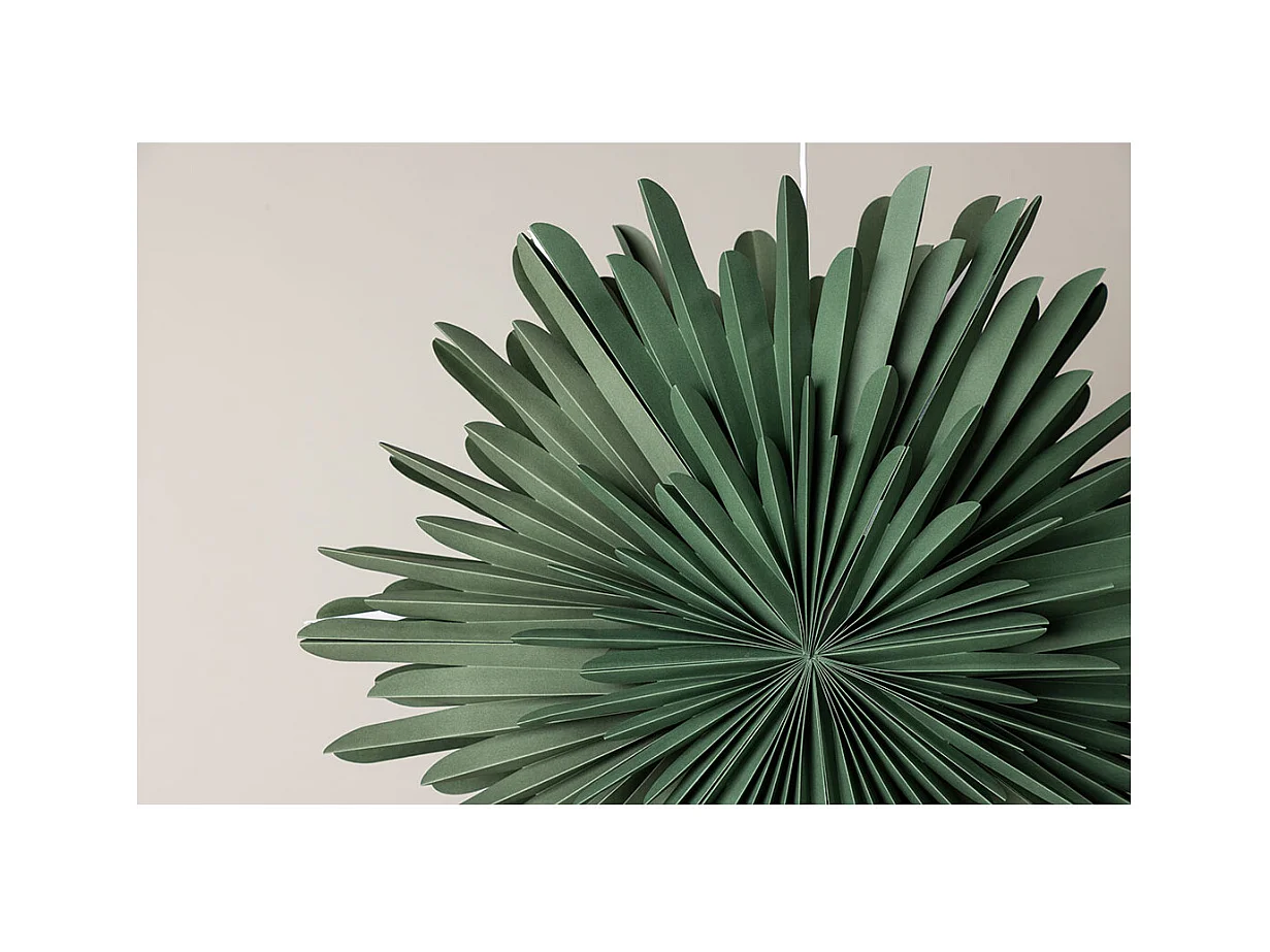 Lampe Suspension Design "Selen" 80cm Vert