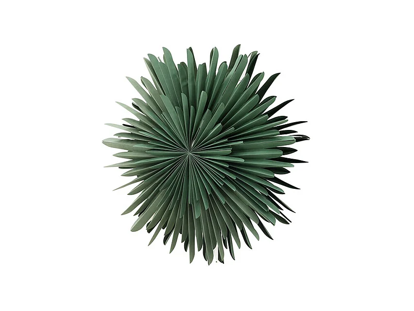 Estrella de Navidad Sälen con colgante de papel ligero Ø80cm verde.
