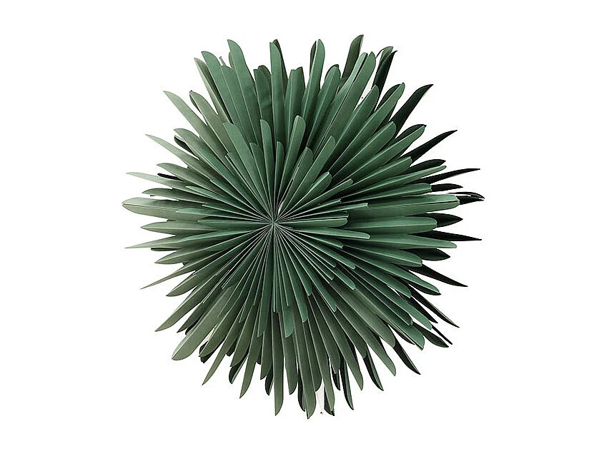 Estrella de Navidad Sälen con colgante de papel ligero Ø80cm verde.