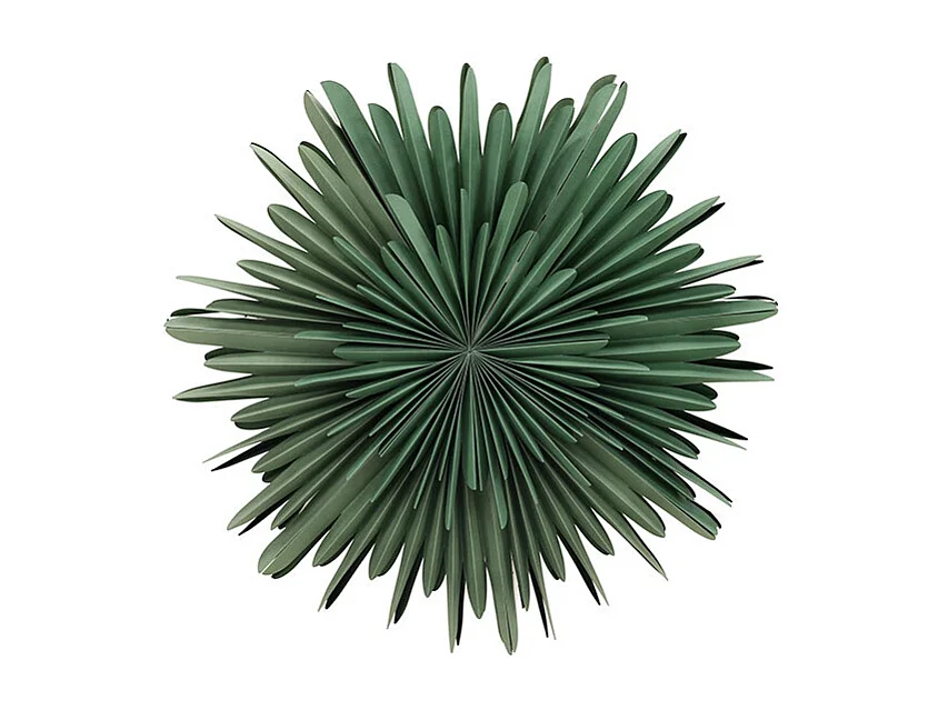 Estrella de Navidad Sälen con colgante de papel ligero Ø80cm verde.