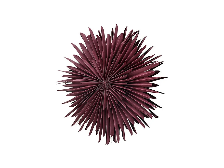 Lampe Suspension Design "Selen" 80cm Rouge Foncé