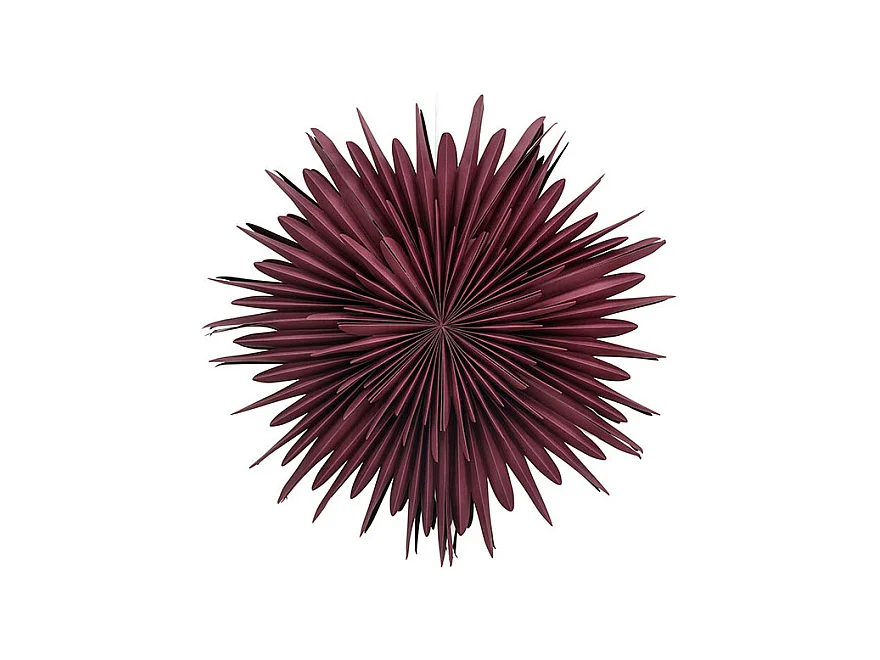 Lampe Suspension Design "Selen" 80cm Rouge Foncé