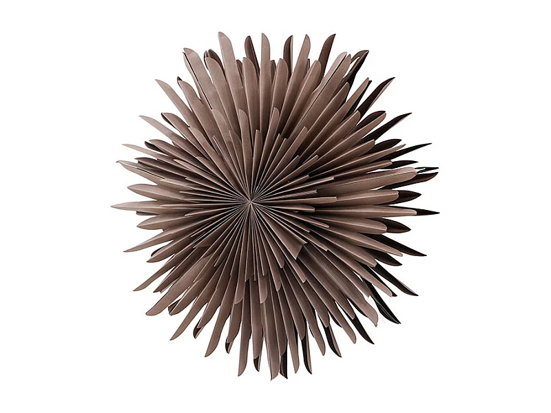 Stella di Natale Sälen con ciondolo in carta luminosa Ø80cm marrone chiaro.