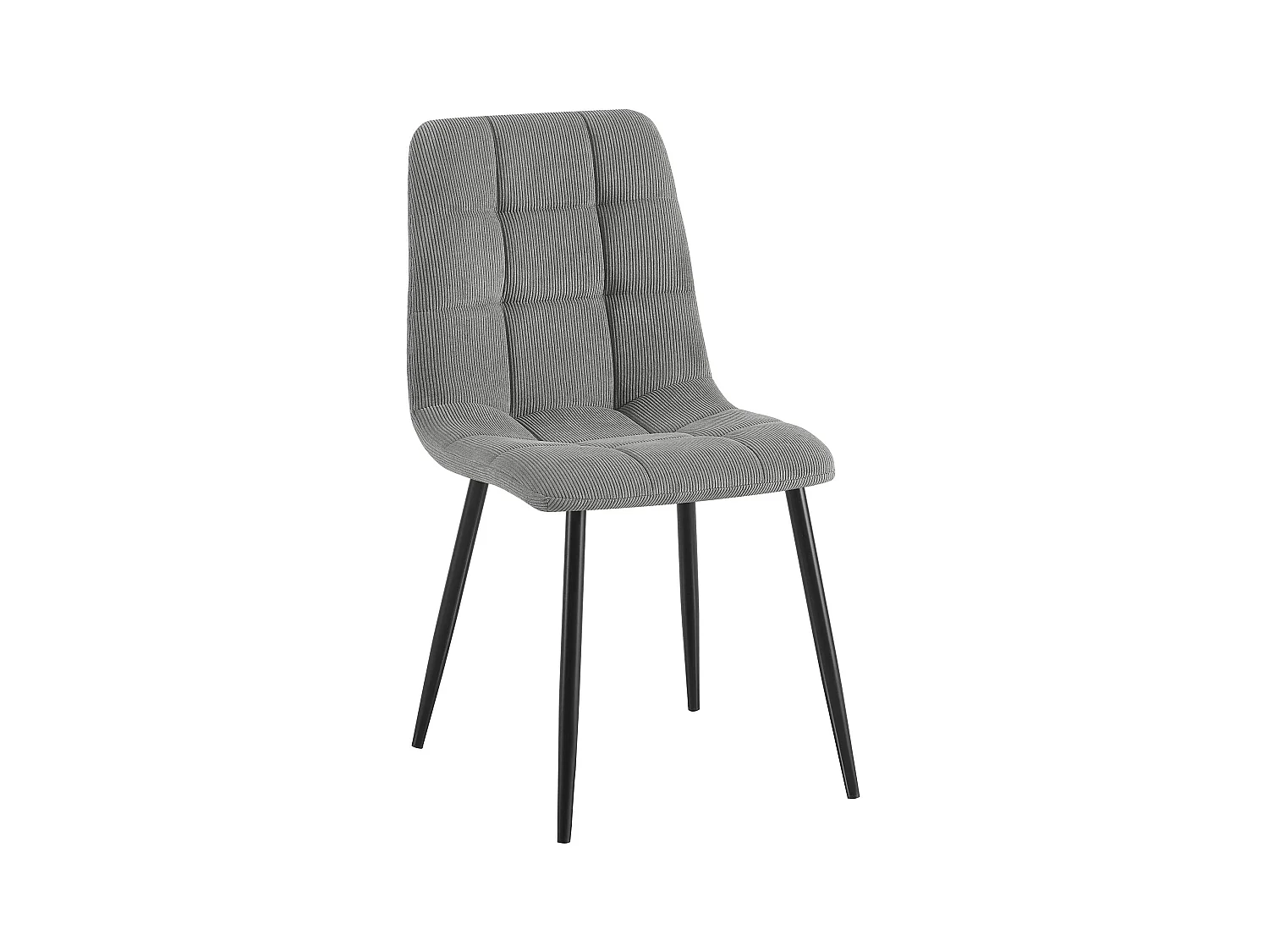 chaise salle à manger - Cordon - Gris - Antibes