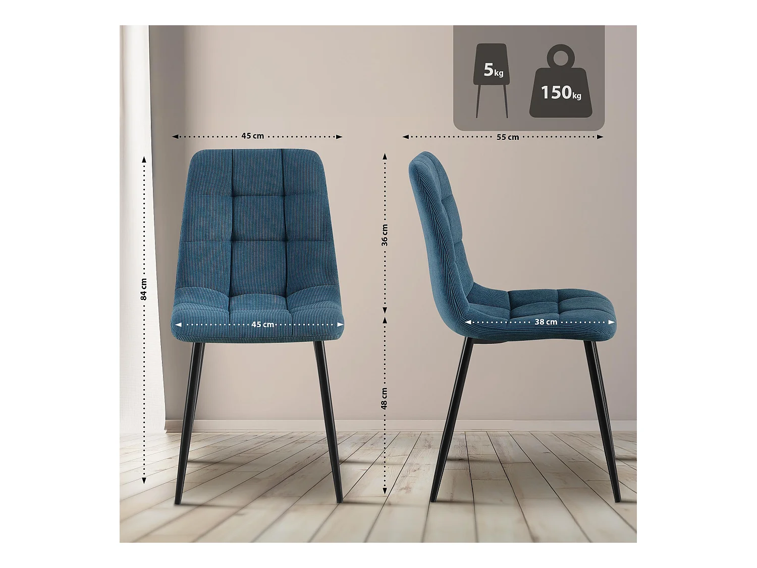 chaise salle à manger - Cordon - Bleu - Antibes