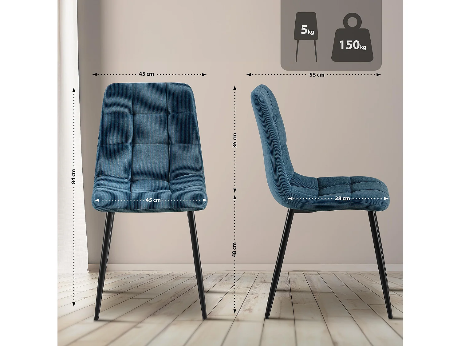 chaise salle à manger - Cordon - Bleu - Antibes