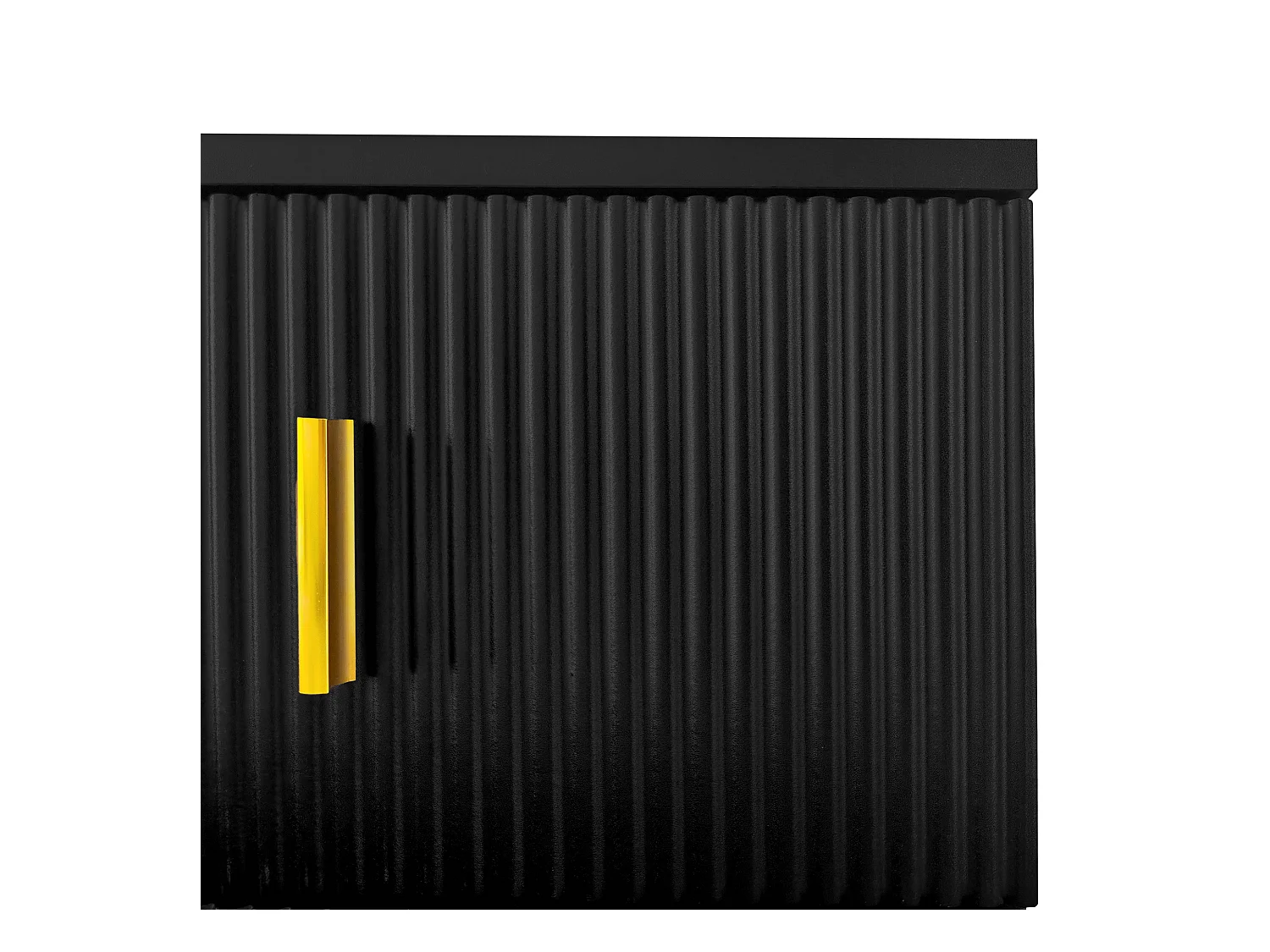 Zapatero multifuncional con tirador, aparador con 2 cajones y 2 puertas, color negro