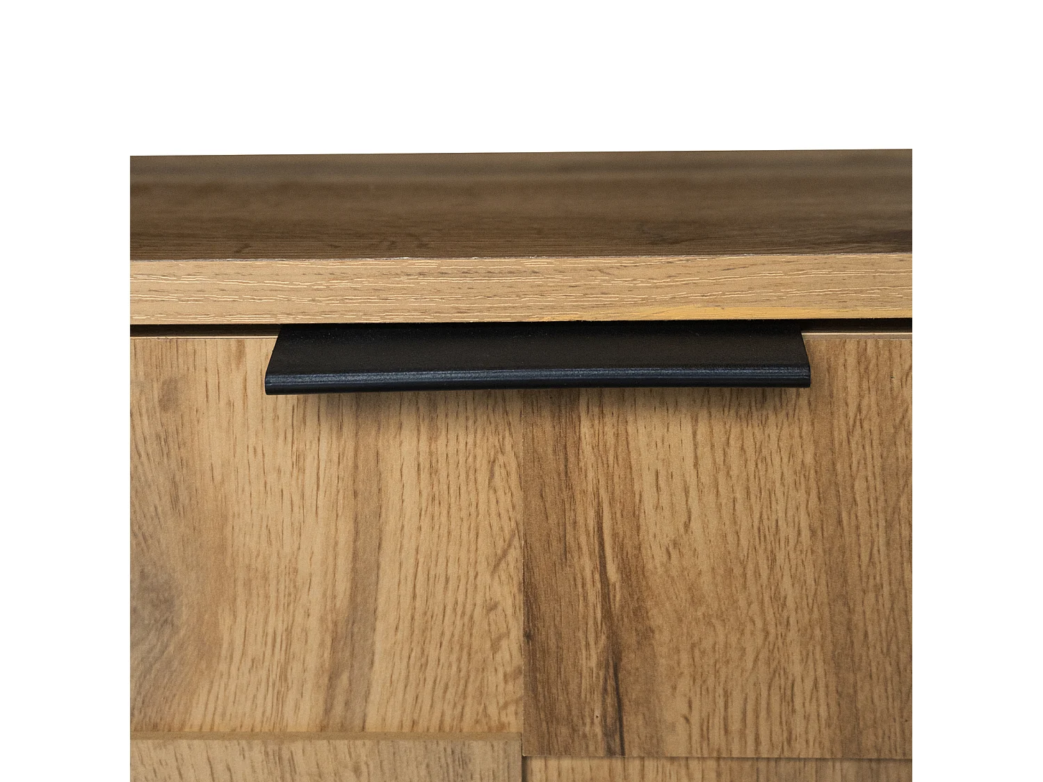 Armoire à Chaussures Moderne avec 5 Compartiments, Armoire de Rangement avec 2 Portes, Couleur Bois