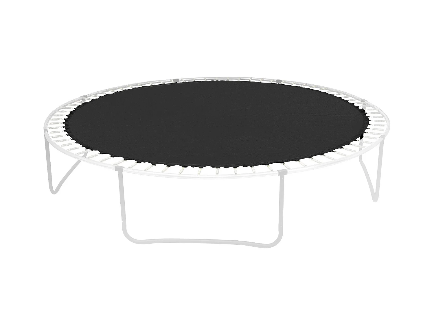 Tapis de Remplacement pour Trampoline SucceBuy, Cadre de 427 cm, 72 Anneaux en V, Ressort de 14 cm, Résistant aux UV, Durable