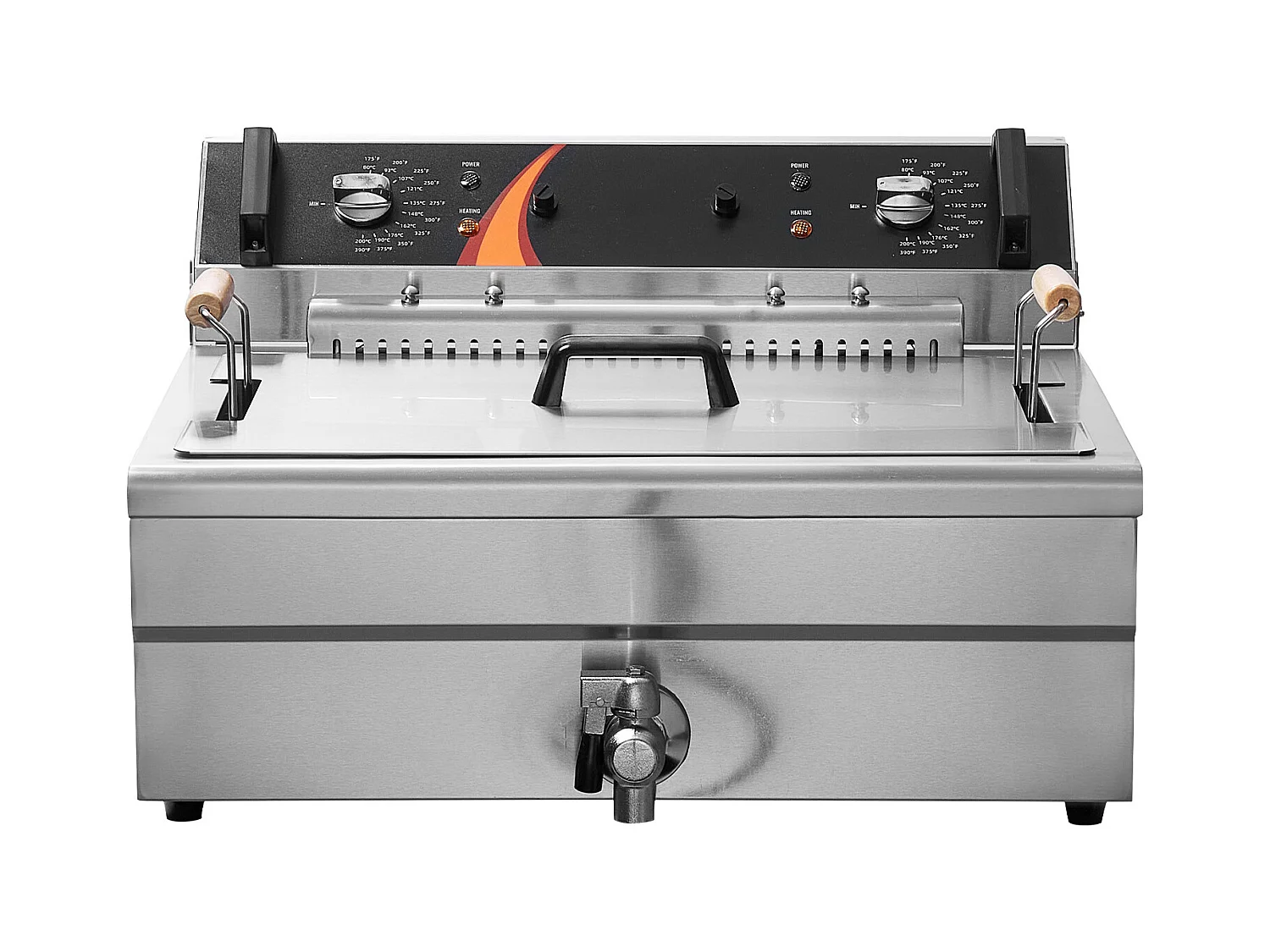 Friteuse Électrique SucceBuy 3000 W 29 L pour Comptoir, Idéale pour Fritures Commerciales et Événements avec Grande Capacité