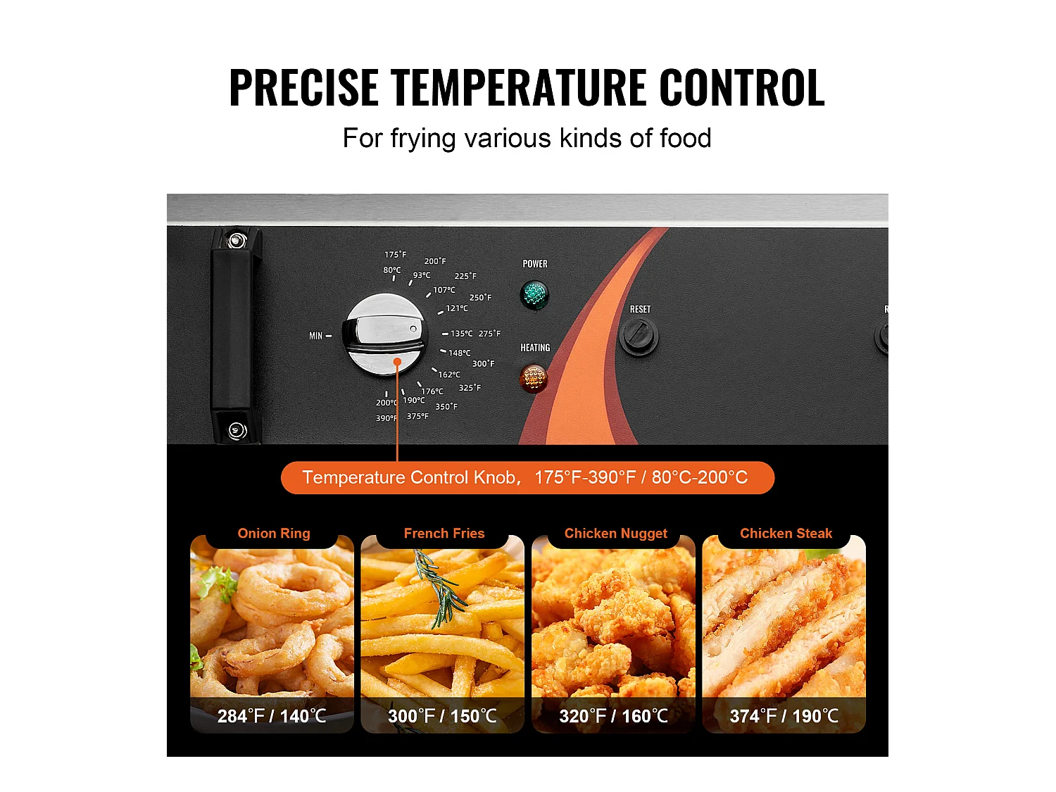 Friteuse Électrique SucceBuy 3000 W 29 L pour Comptoir, Idéale pour Fritures Commerciales et Événements avec Grande Capacité