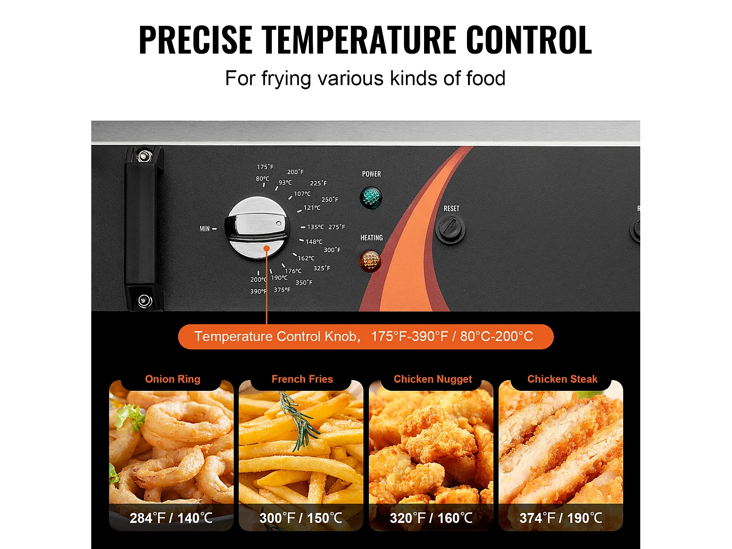 Friteuse Électrique SucceBuy 3000 W 29 L pour Comptoir, Idéale pour Fritures Commerciales et Événements avec Grande Capacité