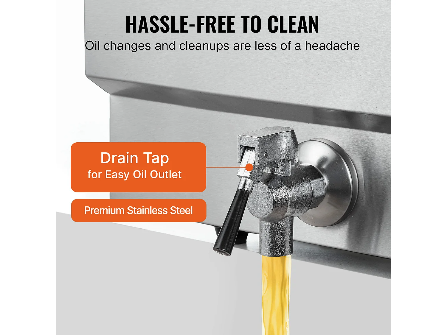 Friteuse Électrique SucceBuy 3000 W 29 L pour Comptoir, Idéale pour Fritures Commerciales et Événements avec Grande Capacité