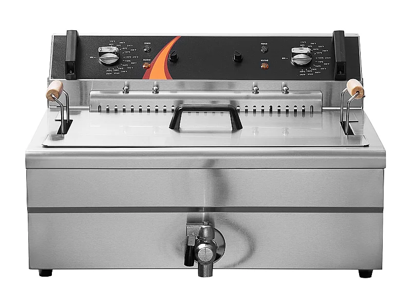 Friteuse Électrique SucceBuy 3000 W 29 L pour Comptoir, Idéale pour Fritures Commerciales et Événements avec Grande Capacité