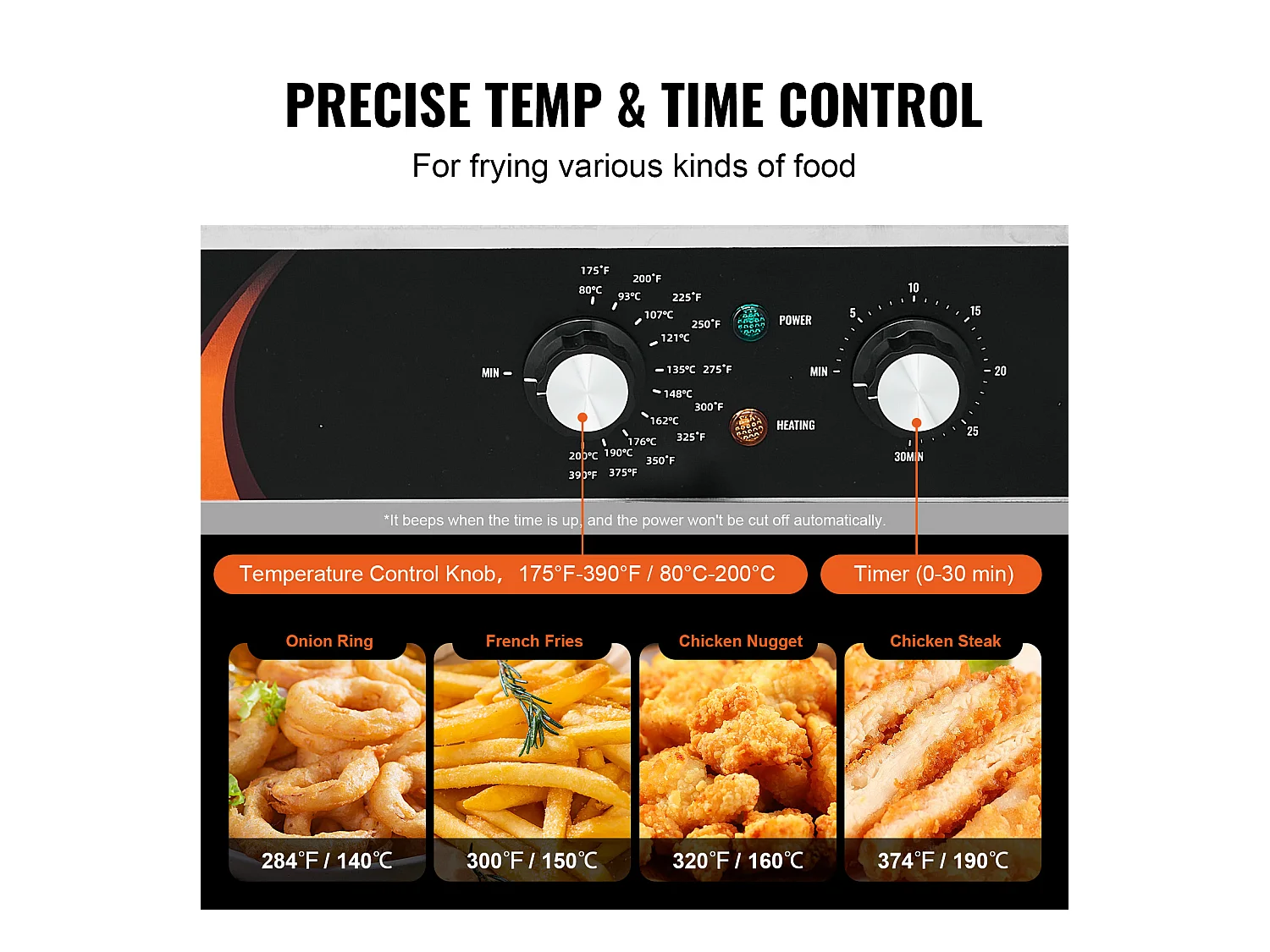 Friteuse Commerciale SucceBuy Friteuse Électrique de Comptoir Double Cuve 3000 W x 2 Capacité de 5,9 L