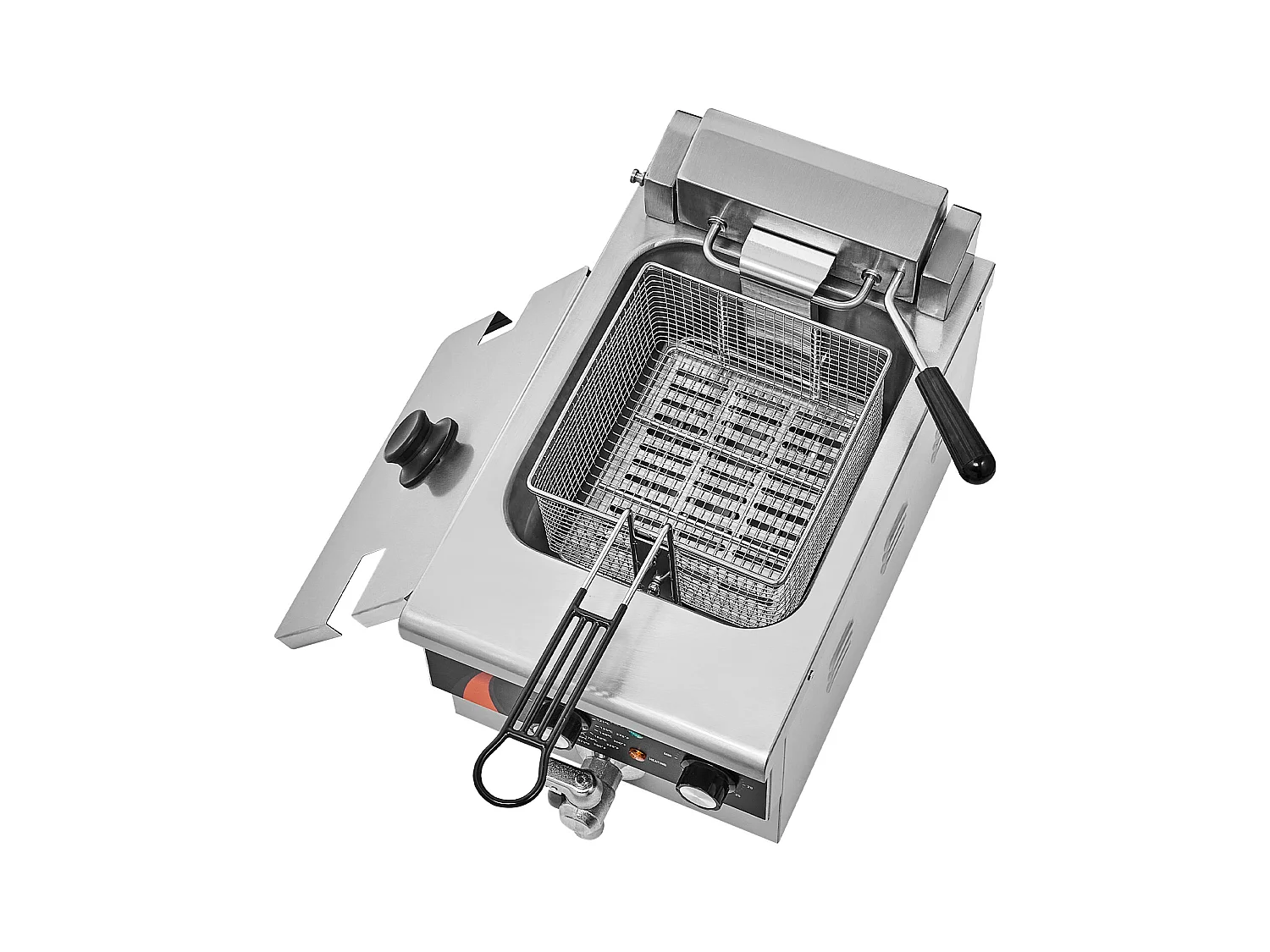 Friteuse SucceBuy Commerciale de Comptoir 8,5 L 1750 W, Conçue pour Usage Intensif dans les Établissements de Restauration Rapide