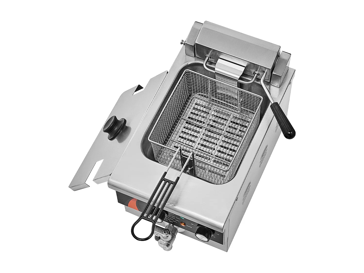 Friteuse SucceBuy Commerciale de Comptoir 8,5 L 1750 W, Conçue pour Usage Intensif dans les Établissements de Restauration Rapide