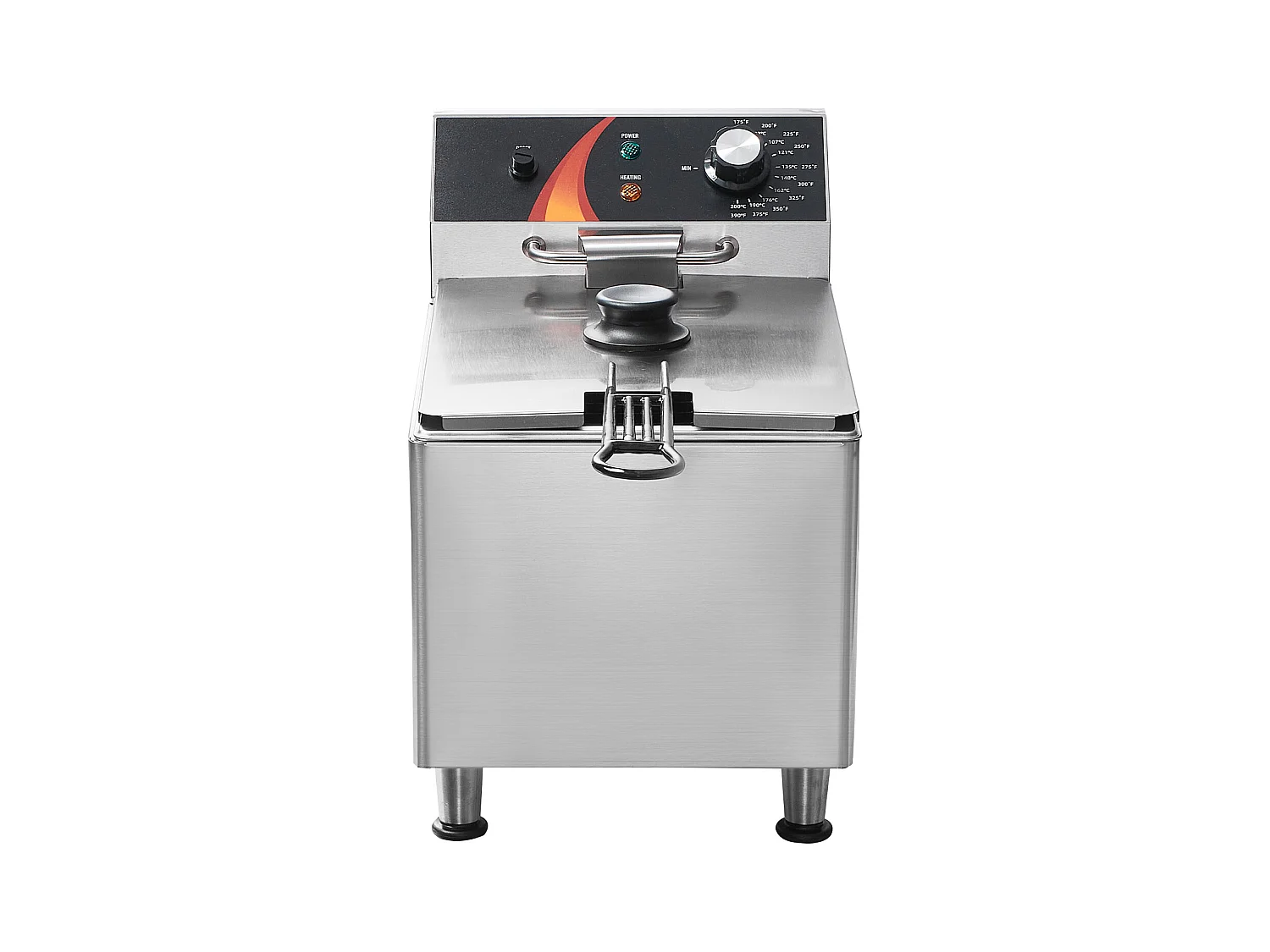 Freidora Eléctrica Comercial SucceBuy 3100 W 9 L 200 °C, Perfecta para Restaurantes y Snacks con Control de Temperatura Preciso