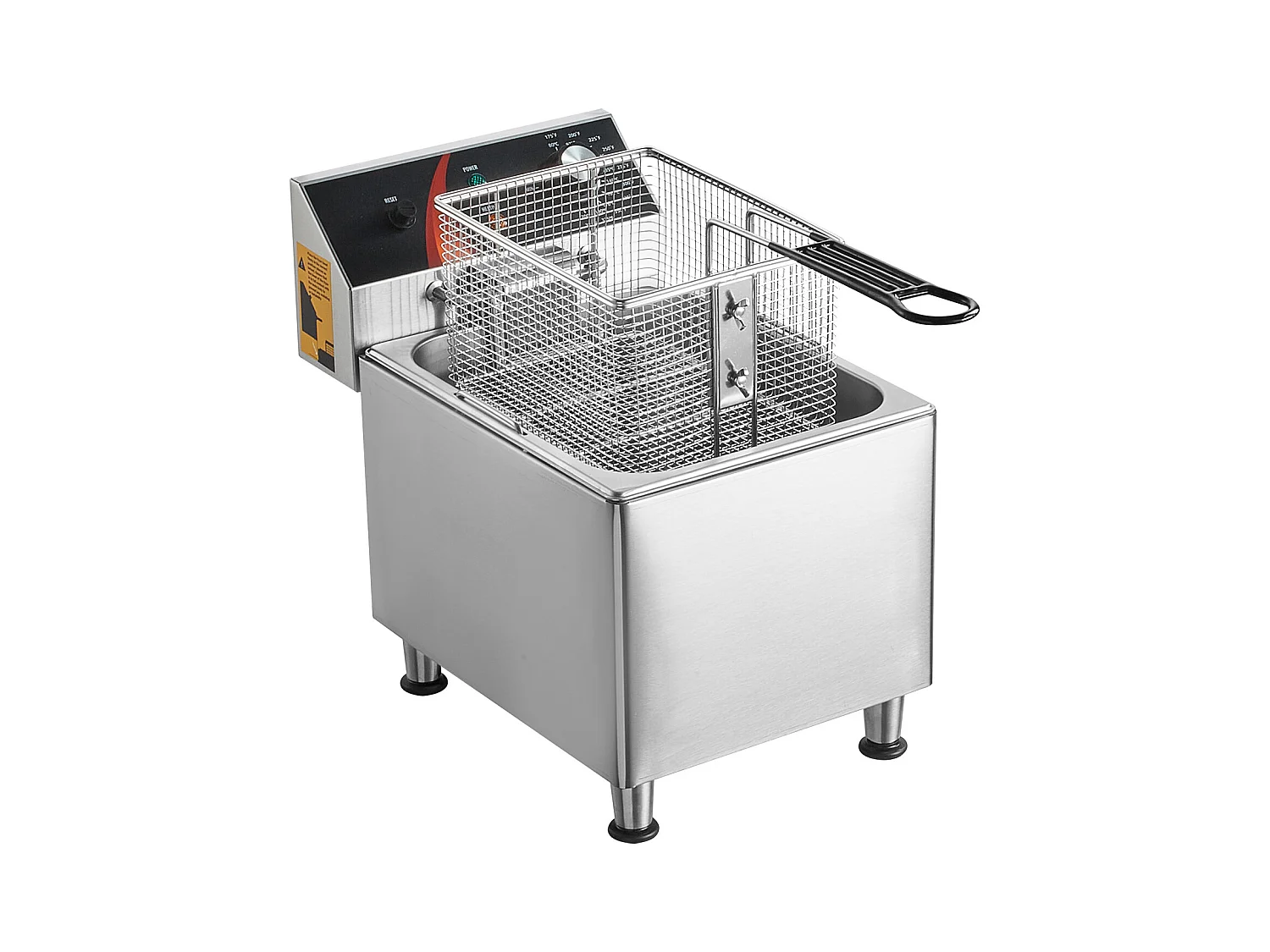 Freidora Eléctrica Comercial SucceBuy 3100 W 9 L 200 °C, Perfecta para Restaurantes y Snacks con Control de Temperatura Preciso