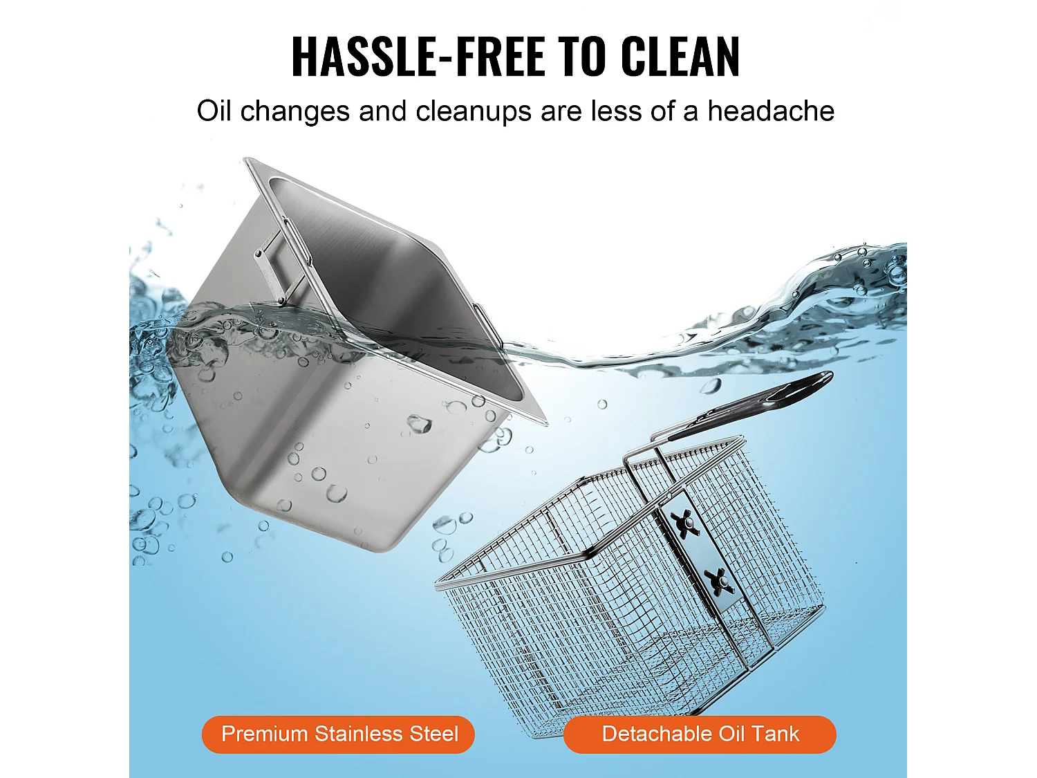 Frytownica Elektryczna SucceBuy Komercyjna 3100 W 9 L 200 °C, Perfect dla Restauracji i Snacków z Precyzyjną Kontrolą Temperatury