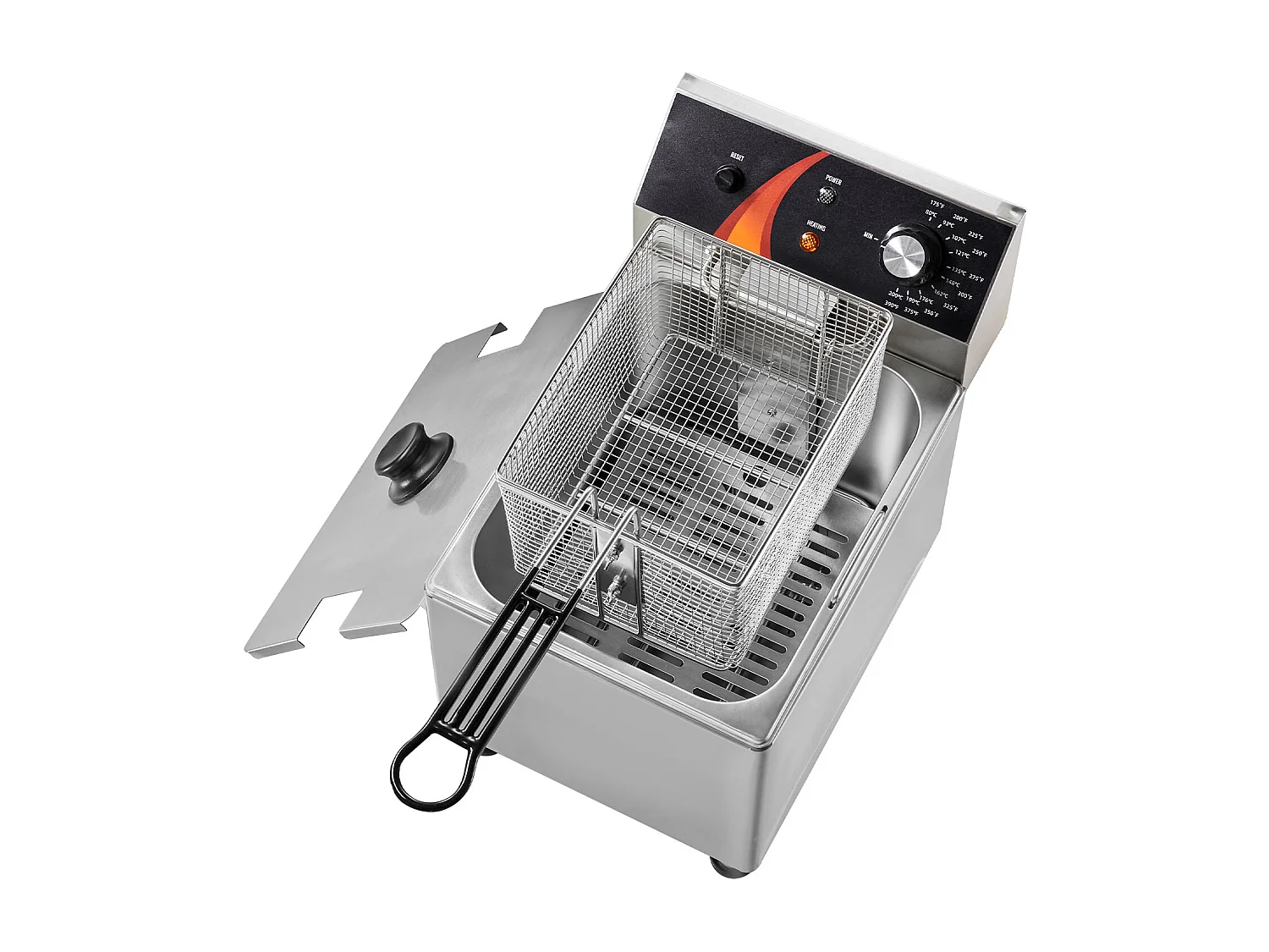 Frytownica Elektryczna SucceBuy Komercyjna 3100 W 9 L 200 °C, Perfect dla Restauracji i Snacków z Precyzyjną Kontrolą Temperatury