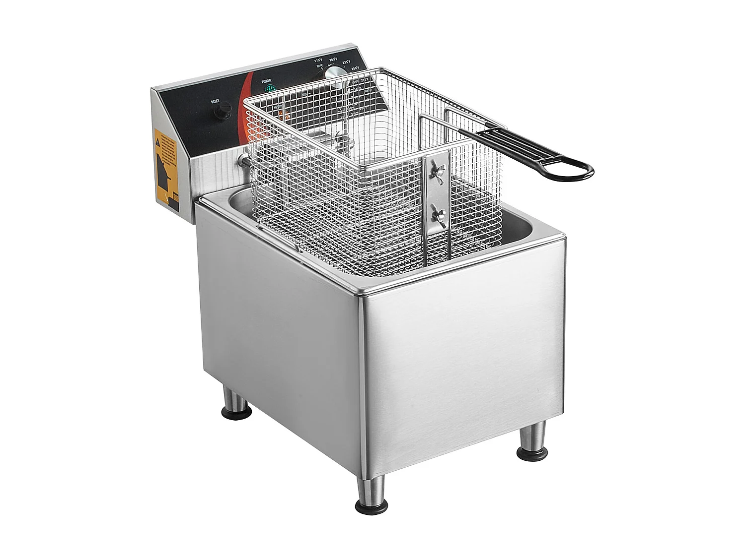 Frytownica Elektryczna SucceBuy Komercyjna 3100 W 9 L 200 °C, Perfect dla Restauracji i Snacków z Precyzyjną Kontrolą Temperatury