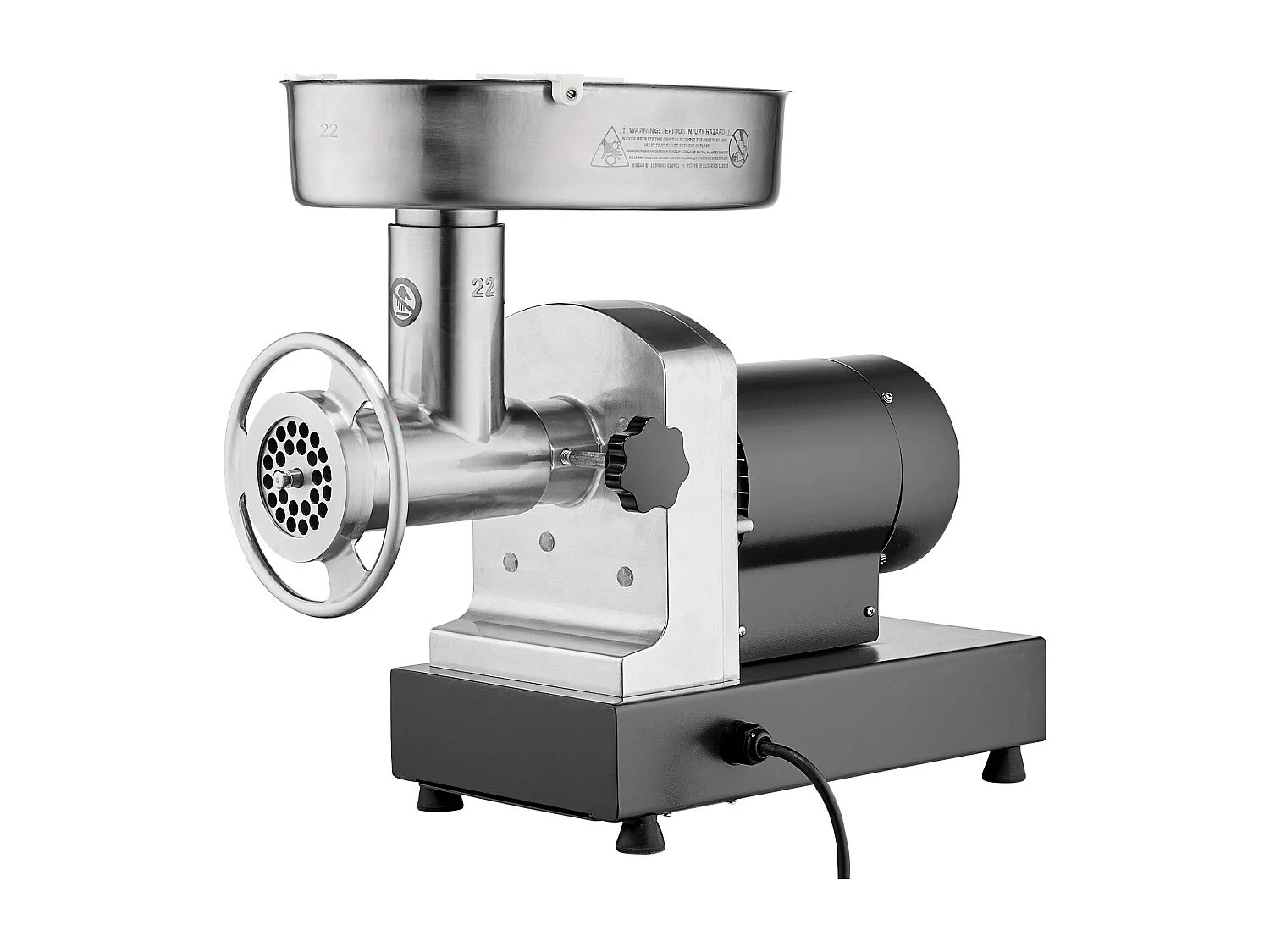 Hachoir à Viande SucceBuy Électrique Commercial 6kg/min pour Cuisine, Conçu pour Hachage Rapide et Facile dans Environnements Professionnels