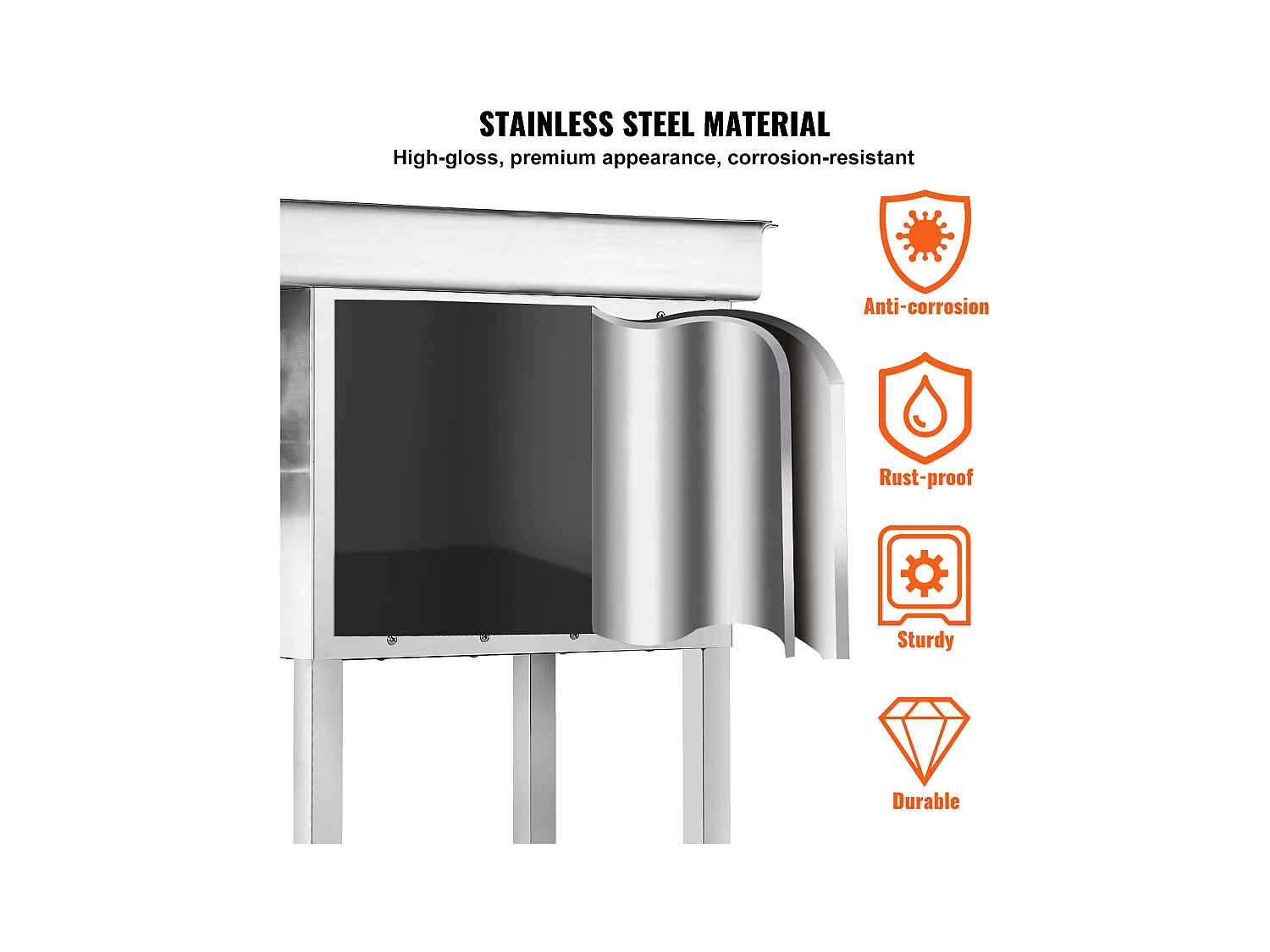 Hachoir à Viande SucceBuy Électrique Commercial 10kg/min 2200 W Industriel, Idéal pour Usage Intensif dans les Cuisines Professionnelles