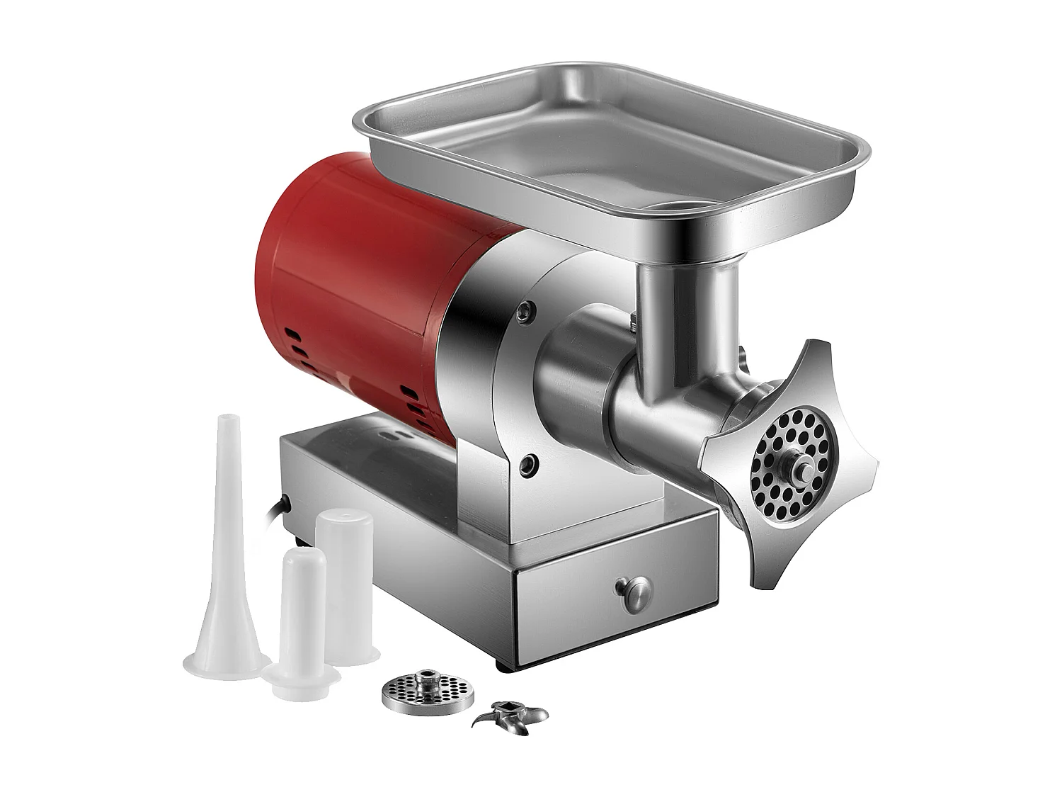 Hachoir à Viande SucceBuy Électrique 5kg/min Hachoir Électrique 1100 W, Excellent pour Cuisine Domestique et Petits Commerces Alimentaires