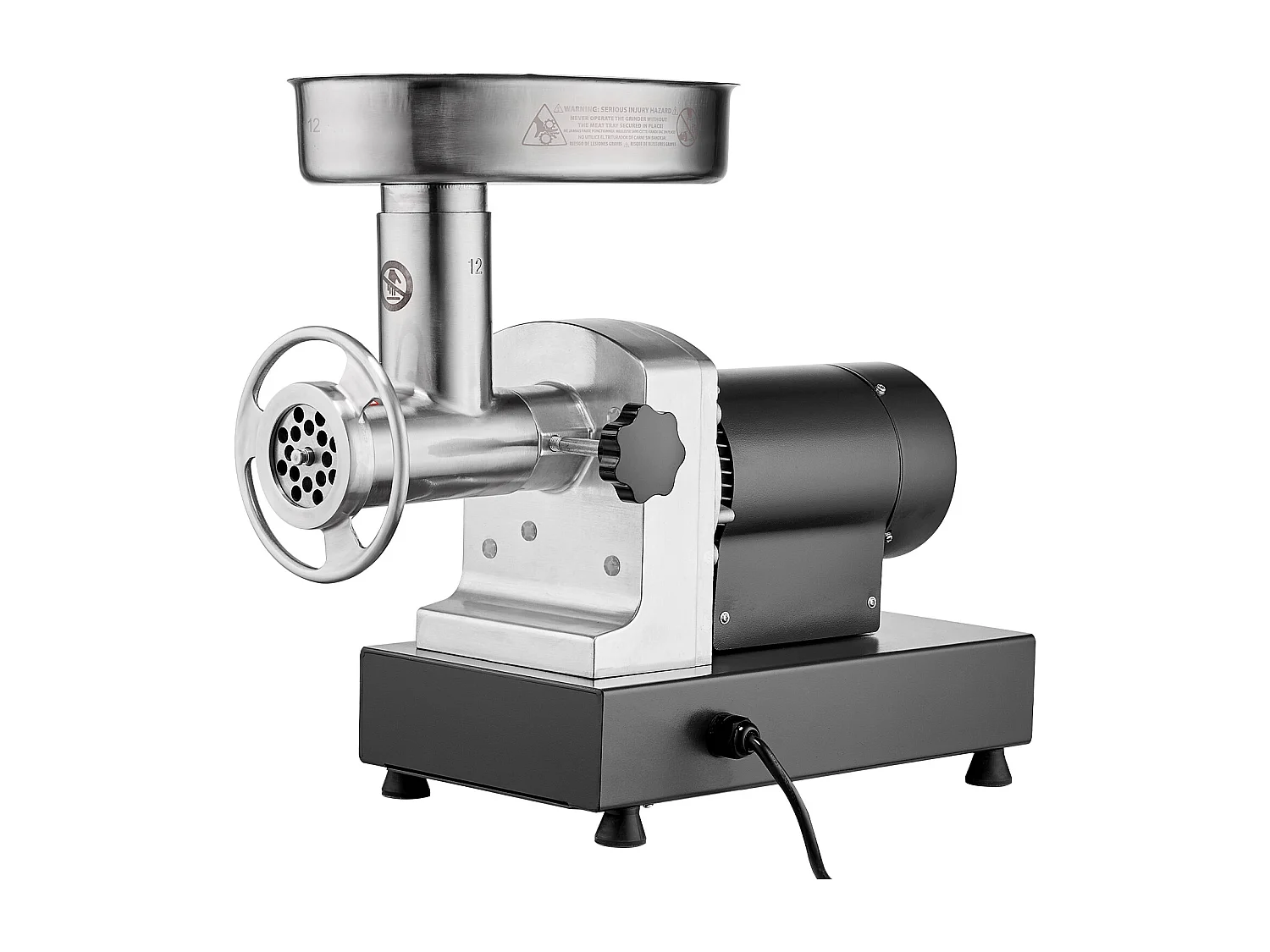 Hachoir à Viande SucceBuy Électrique Commercial 4kg/min Machine à Saucisses Cuisine, Conçu pour Restaurants et Boucheries avec Haute Performance