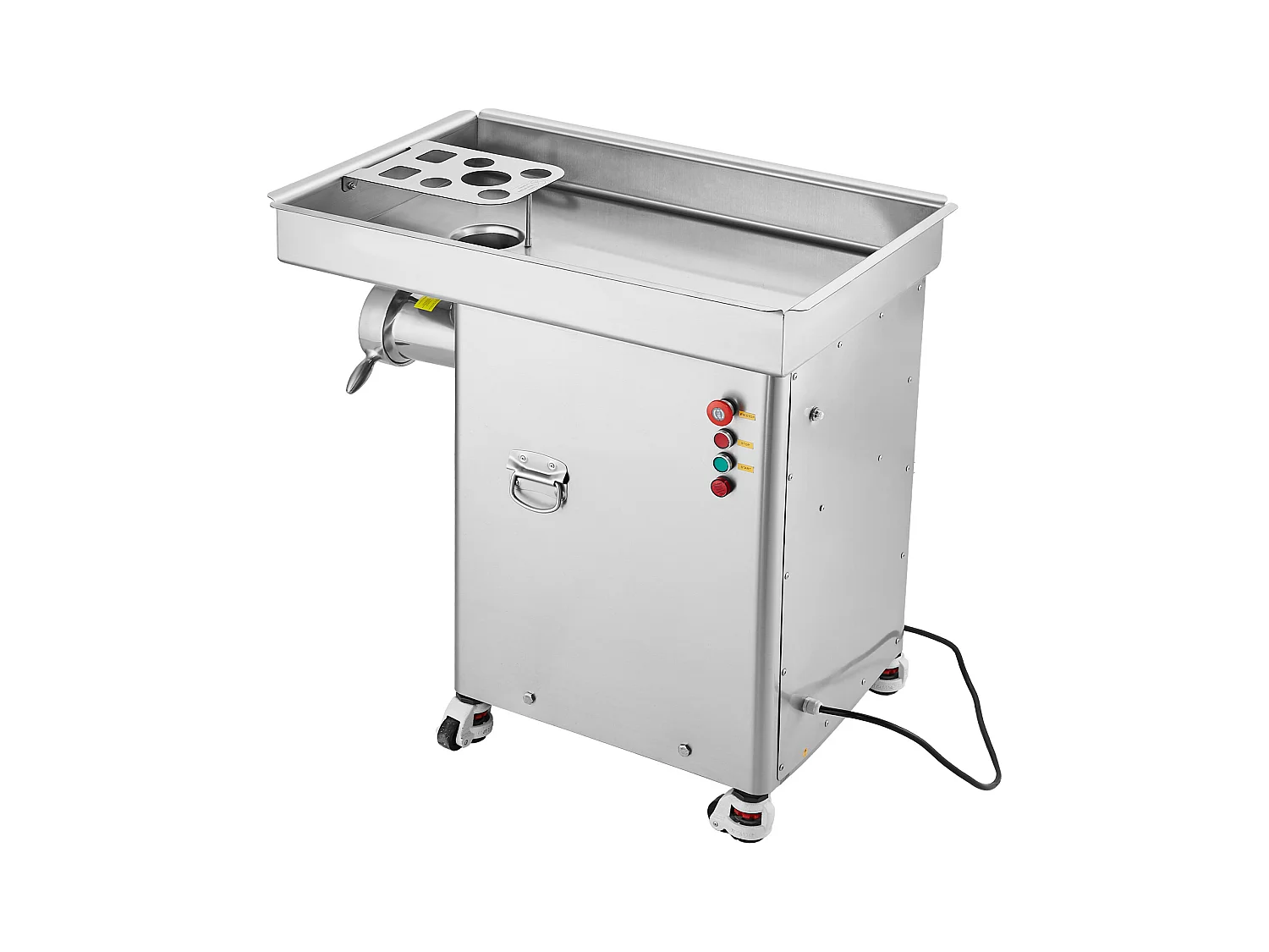 Hachoir à Viande SucceBuy Commercial Capacité de 17kg/min Acier Inoxydable, Parfait pour Préparations de Viande et Saucisses en Grande Quantité