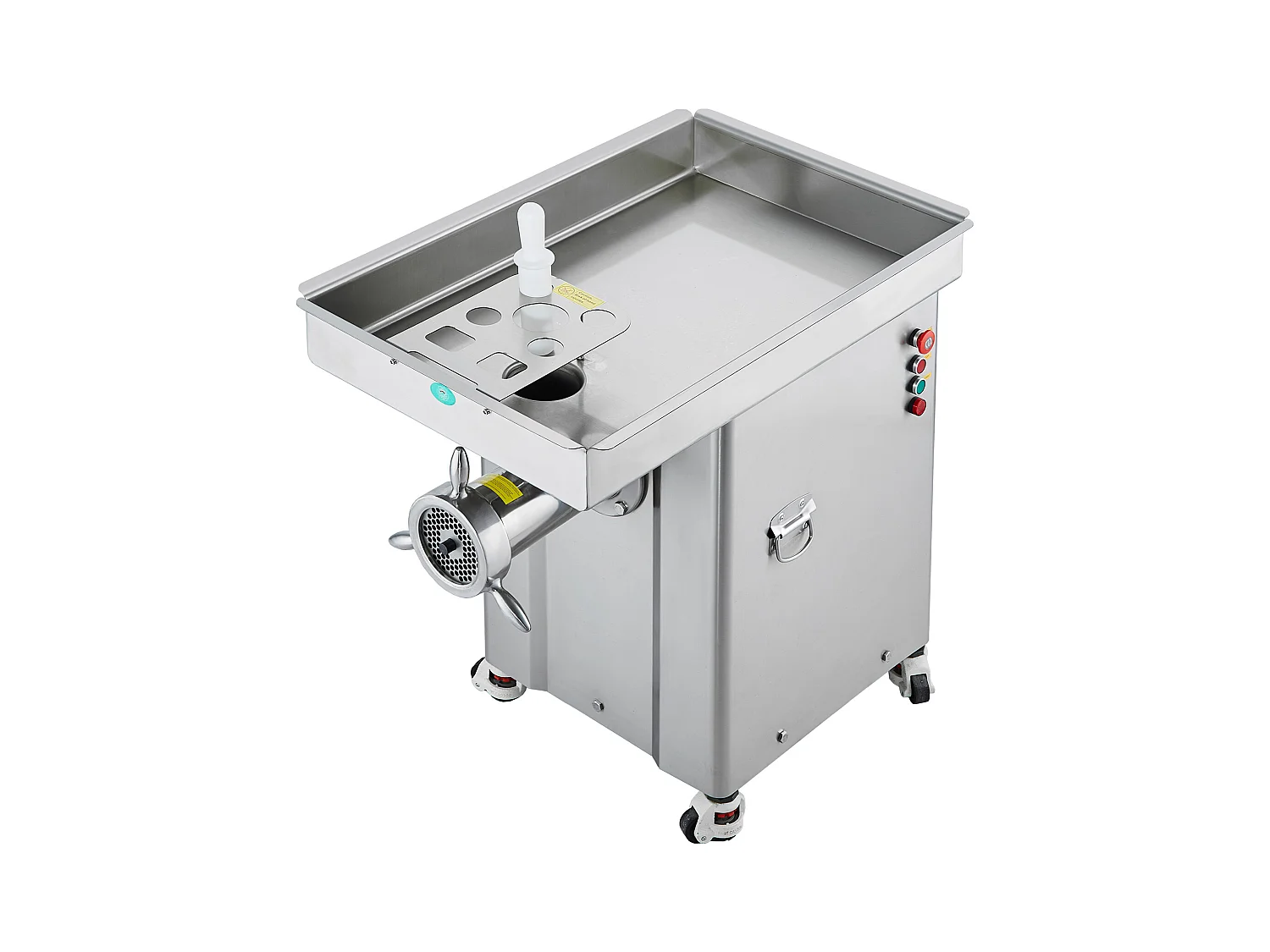 Hachoir à Viande SucceBuy Commercial Capacité de 17kg/min Acier Inoxydable, Parfait pour Préparations de Viande et Saucisses en Grande Quantité