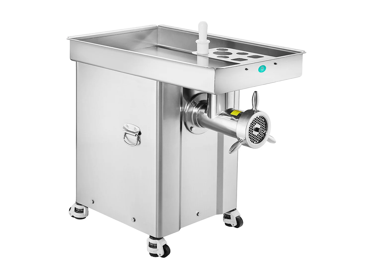 Hachoir à Viande SucceBuy Commercial Capacité de 17kg/min Acier Inoxydable, Parfait pour Préparations de Viande et Saucisses en Grande Quantité