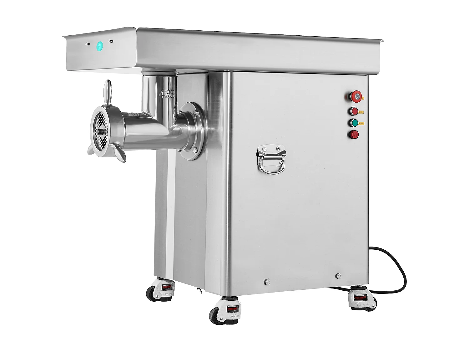 Hachoir à Viande SucceBuy Commercial Capacité de 17kg/min Acier Inoxydable, Parfait pour Préparations de Viande et Saucisses en Grande Quantité