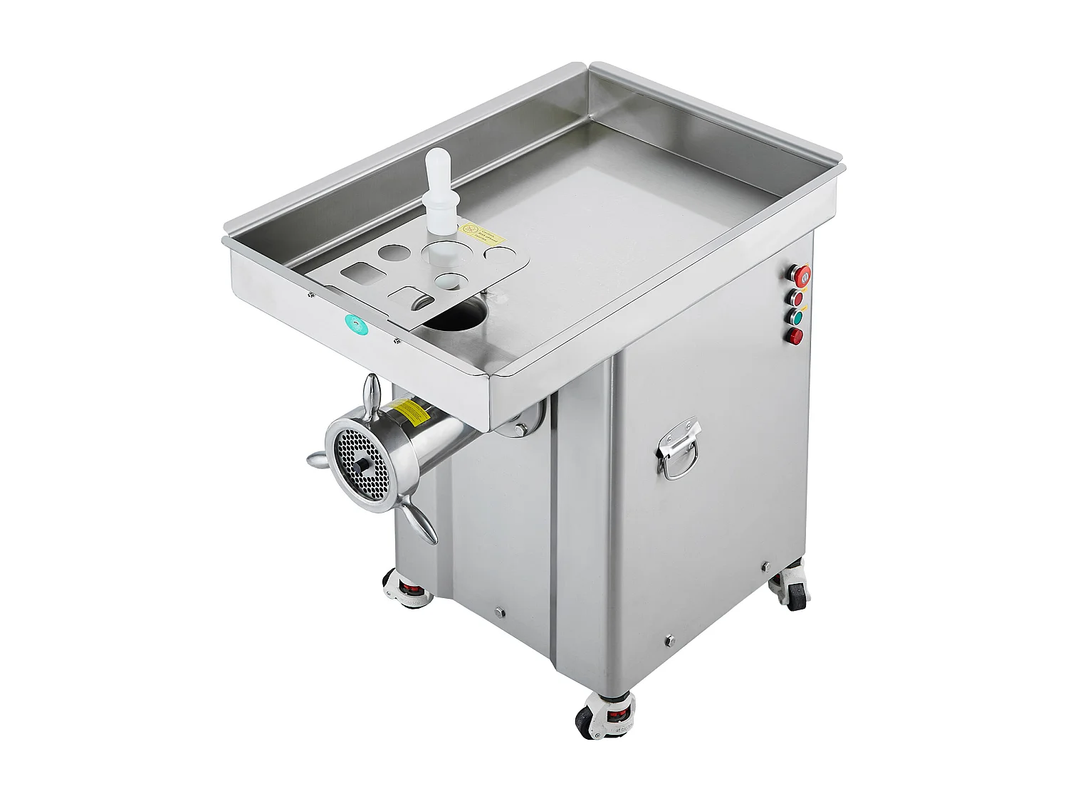 Hachoir à Viande SucceBuy Commercial Capacité de 17kg/min Acier Inoxydable, Parfait pour Préparations de Viande et Saucisses en Grande Quantité