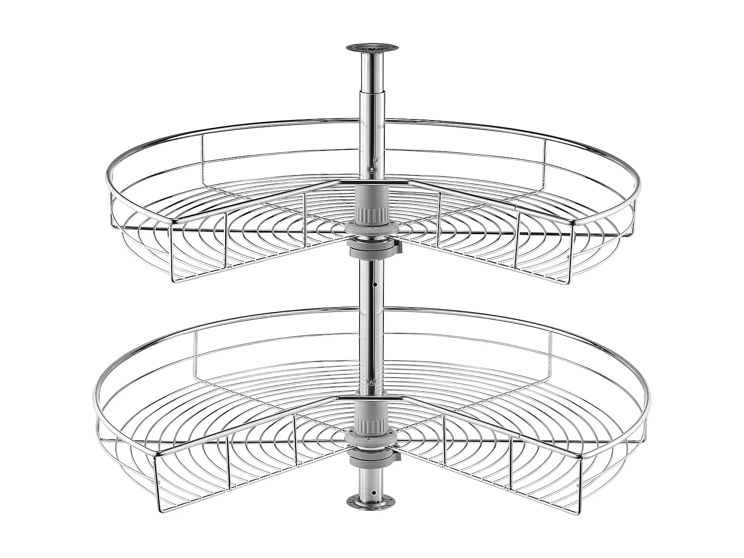Organisateur D'angle SucceBuy en Forme de Rein, 71 cm, Transformez Espace de Rangement de Cuisine